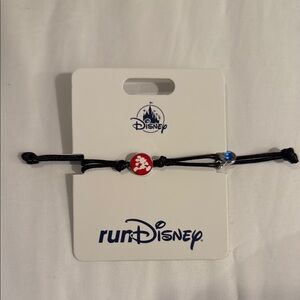RunDisney Black and Red Jewelry Bracelet